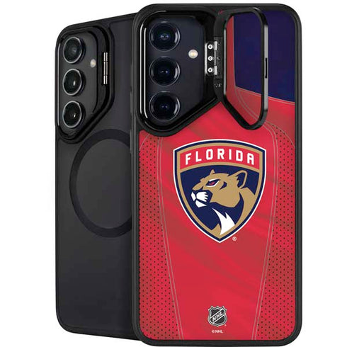 NHL Florida Panthers Jersey Galaxy S24 FE Kickstand Case